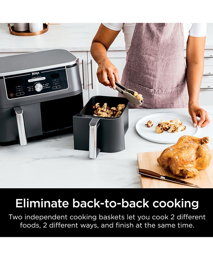 Ninja Foodi® DZ401 6in1 10qt. XL 2Basket Air Fryer with DualZone