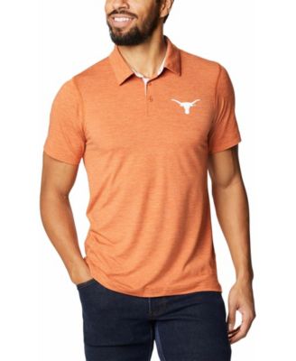 Men's Texas Orange Texas Longhorns Tech Trail Space Dye Omni-Shade Polo