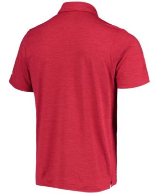 Men's Crimson Oklahoma Sooners Tech Trail Space Dye Omni-Shade Polo