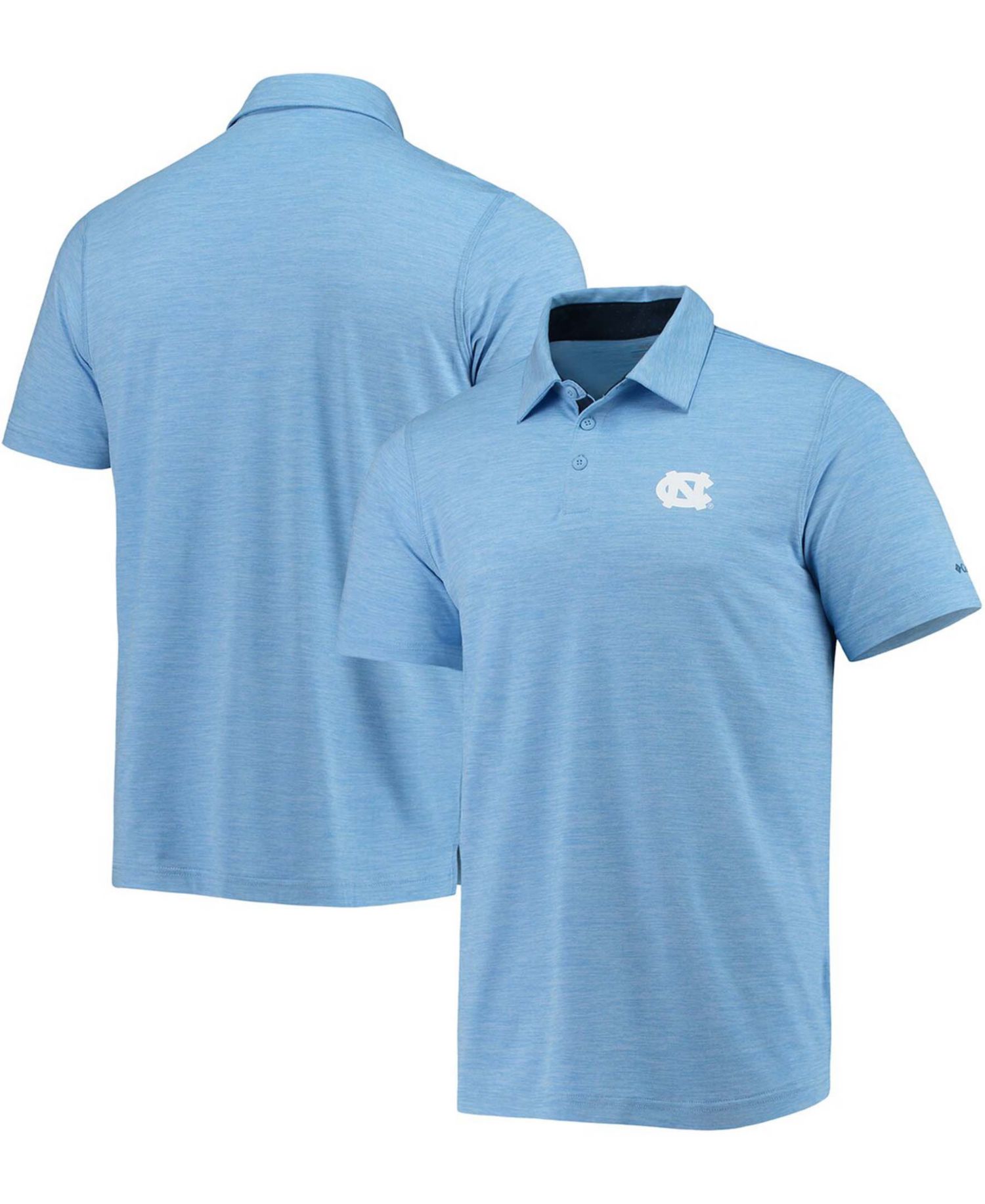Men's Carolina Blue North Carolina Tar Heels Tech Trail Omni-Shade Polo Shirt