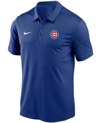 Men's Royal Chicago Cubs Team Logo Franchise Performance Polo Shirt