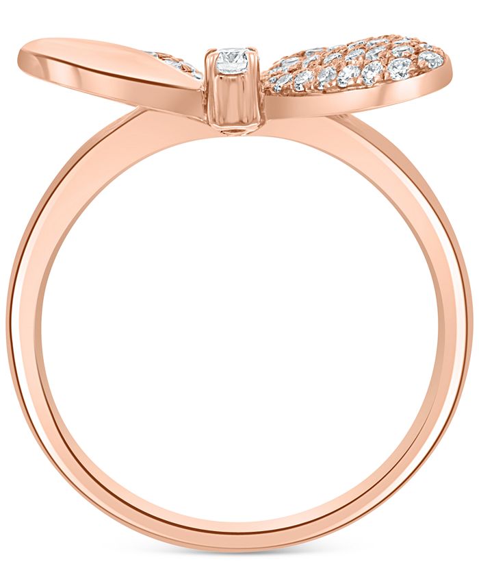 EFFY Collection - Diamond Butterfly Ring (1/2 ct. t.w.) in 14k Rose Gold