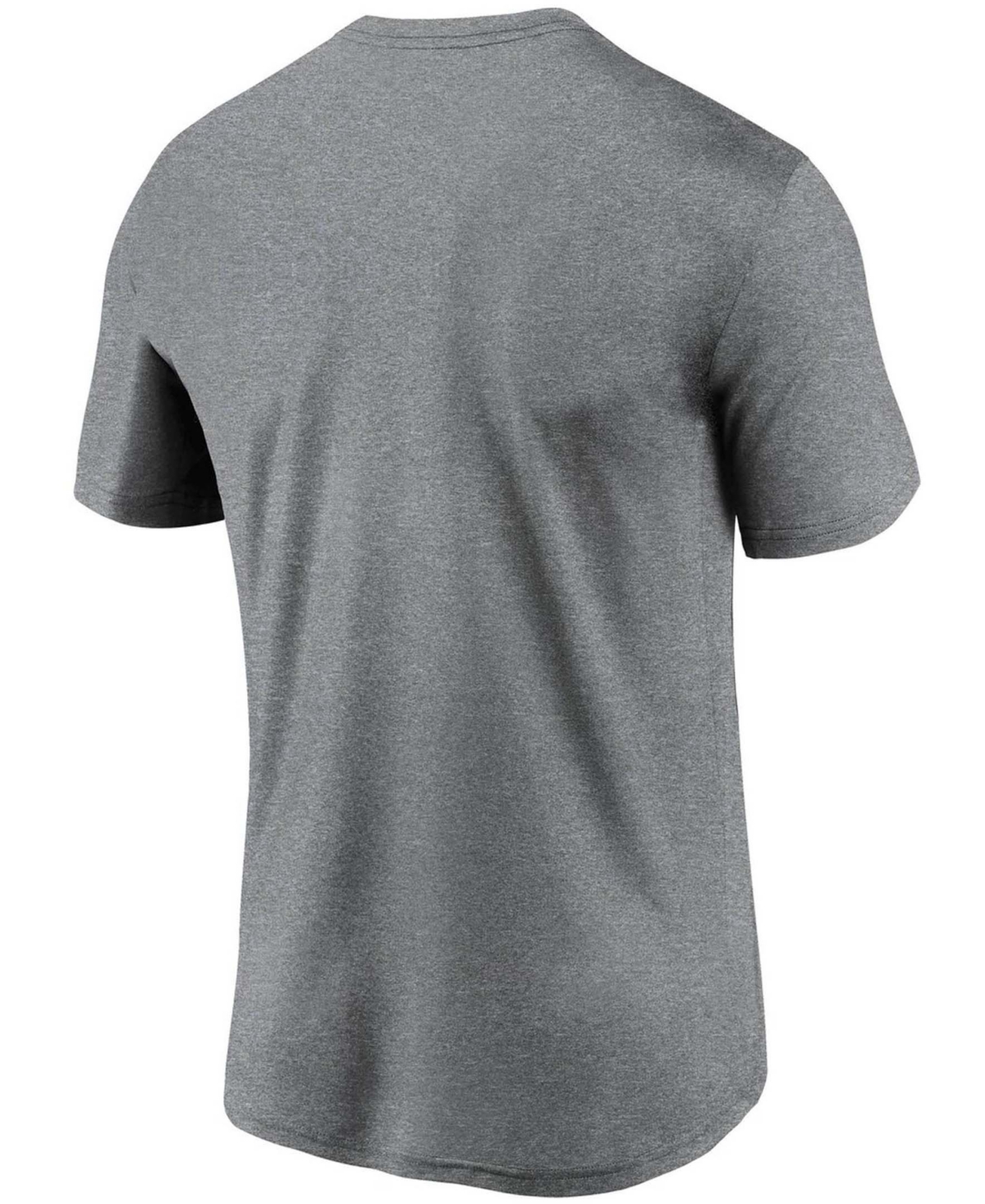 Men's Big and Tall Heathered Charcoal New Orleans Saints Logo Essential Legend Performance T-shirt