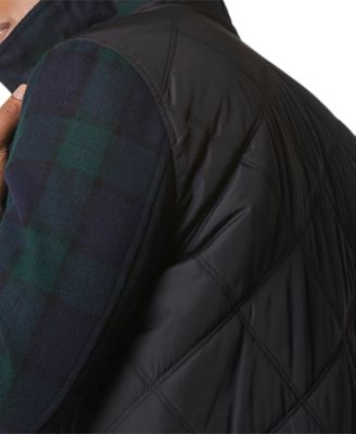 Men's Gosper Quilted Plaid Shirt Jacket