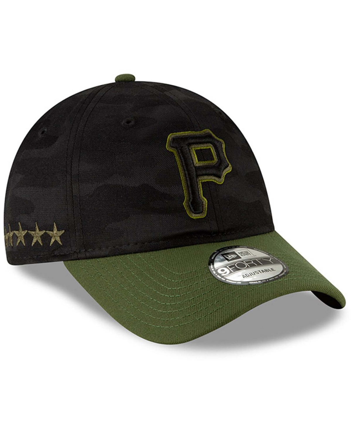 Shop New Era Men's Black, Green Pittsburgh Pirates Alternate 3 The League 9forty Adjustable Hat In Black,green