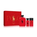 3-Piece Ralph Lauren Men's Polo Red Eau de Toilette Gift Set