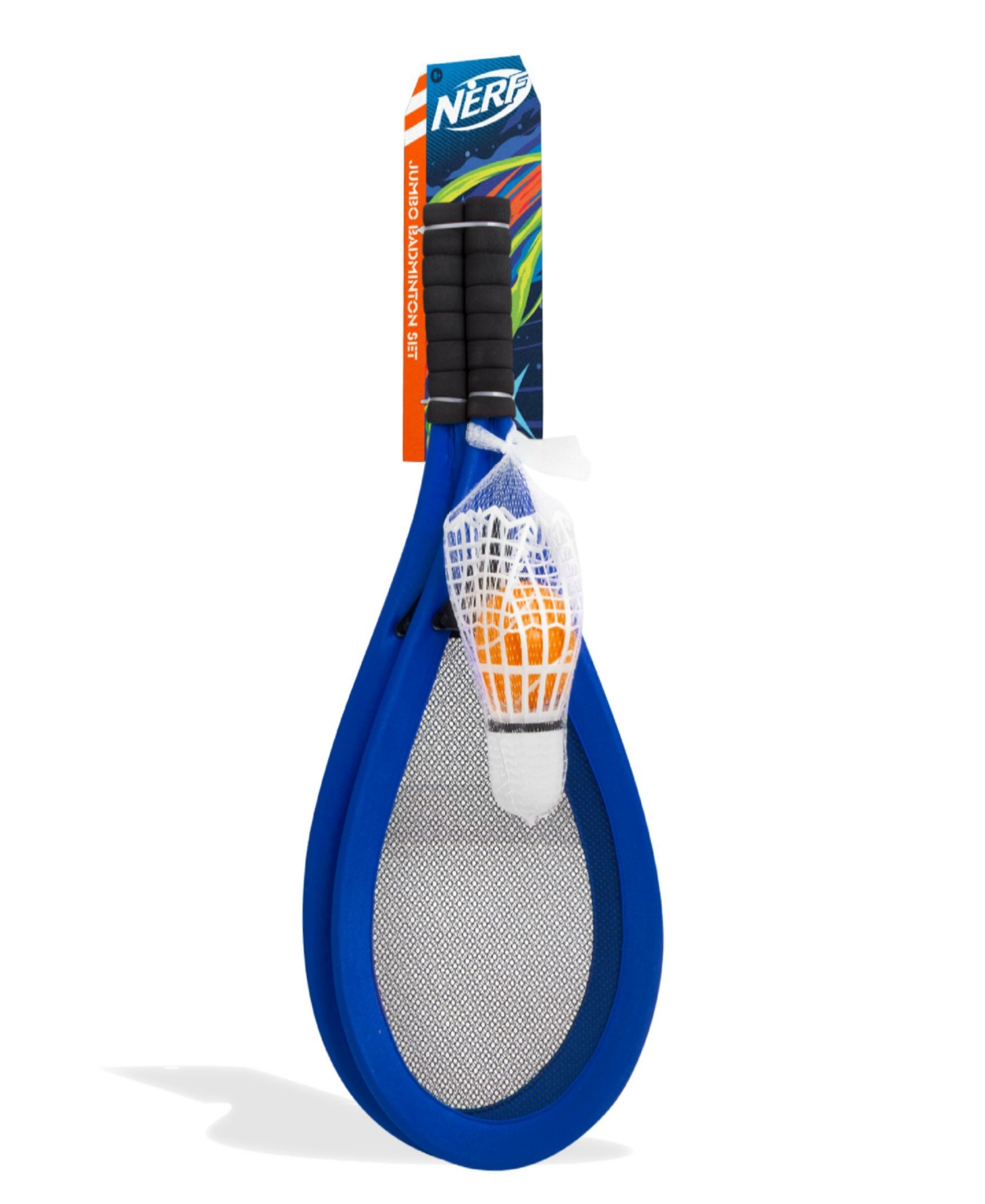 UPC 843479167443 product image for Nerf Jumbo Badminton Set, Includes 2 Oversized Racquets, Ball, and Birdie | upcitemdb.com