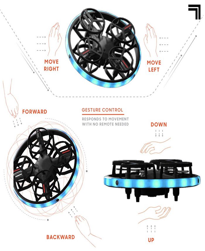 Sharper Image Glow Motion Rechargeable GestureControl Indoor Stunt