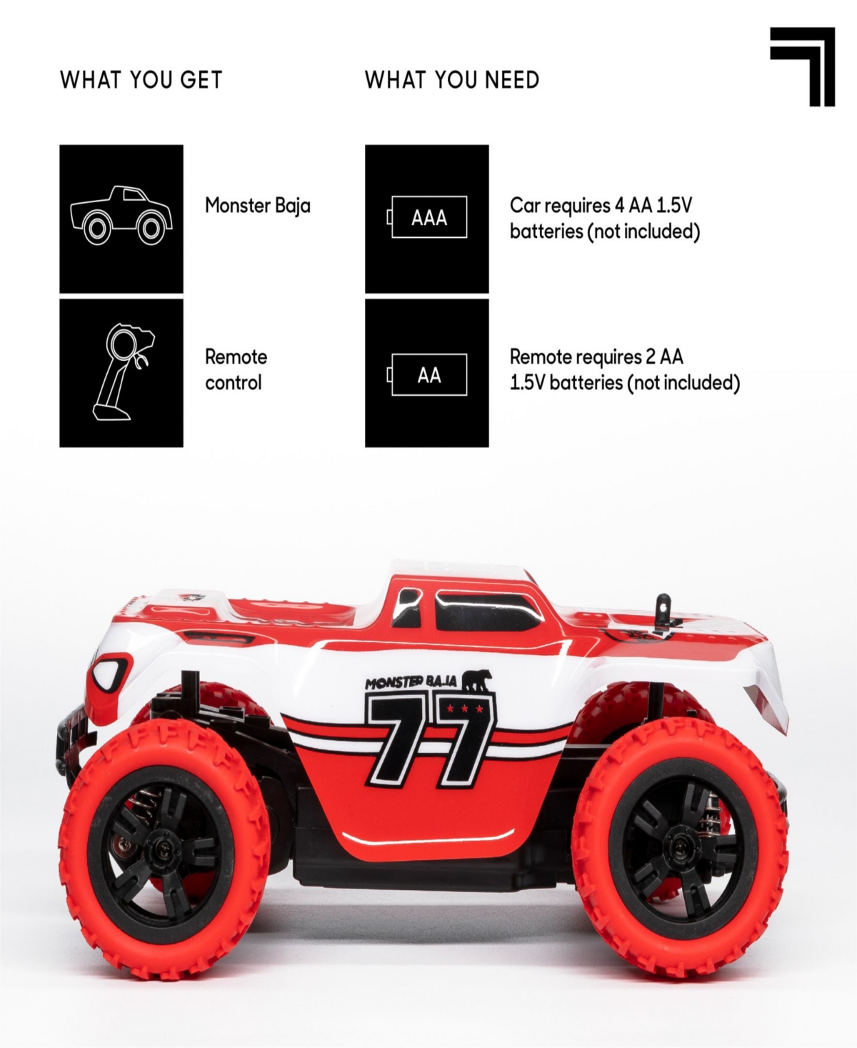 Sharper Image Remote Control 2.4 GHz Omnidirectional Car Toy, Set of 2