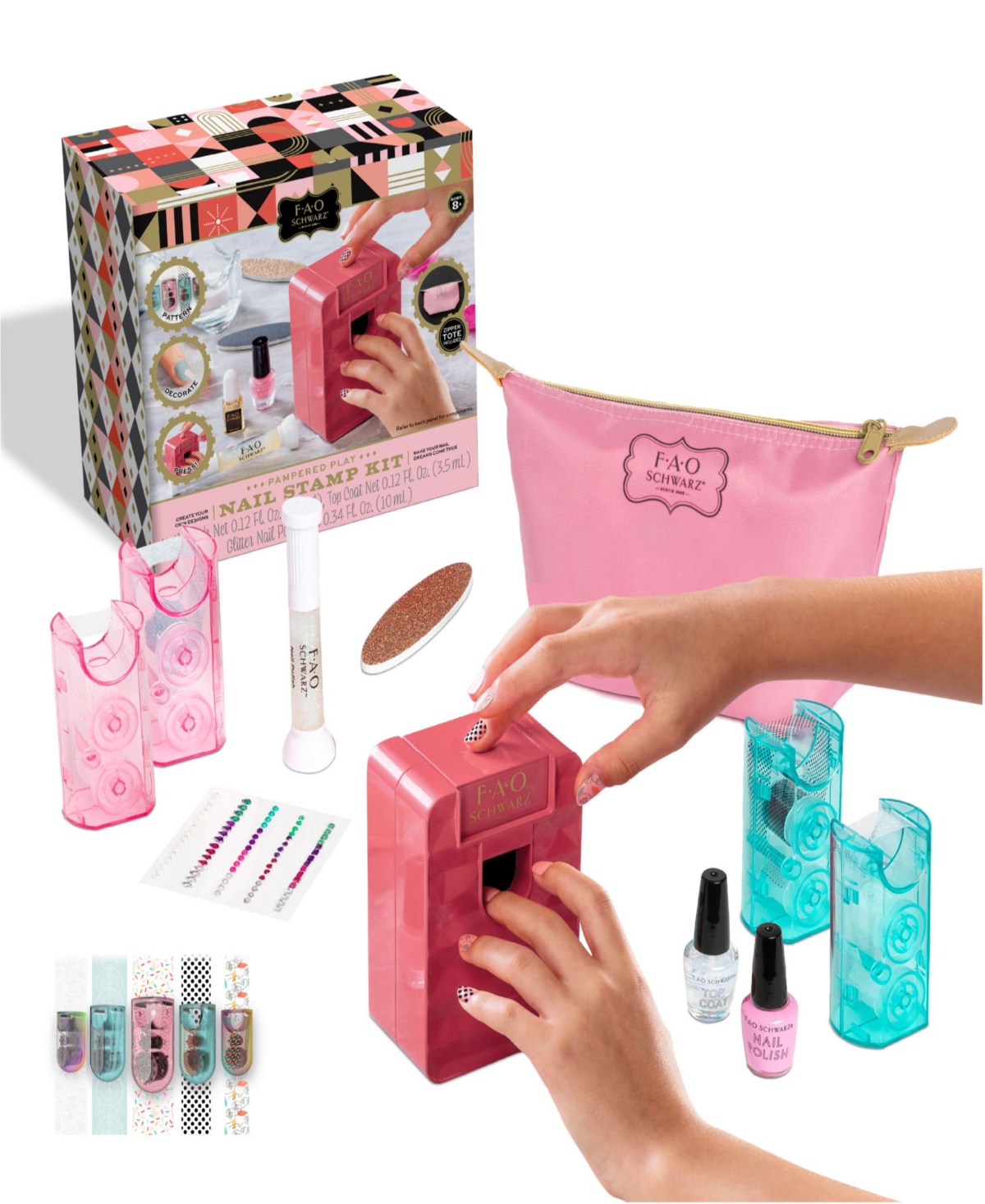 Nail Salon Toy 76-piece Pampered Play Day Spa Beauty Set by FAO Schwarz for sale online 