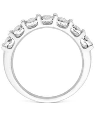 Diamond Seven Stone Band (1/2 ct. t.w.) in 14k White Gold