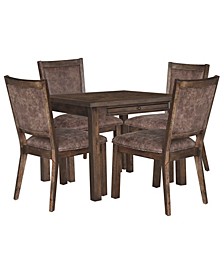 Drew & Jonathan 5-Piece Game Table Set (Table and 4 Chairs)