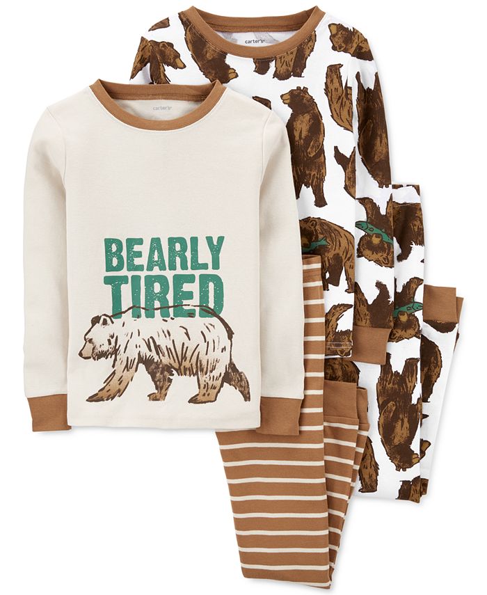 Carter s Toddler Boys Bear Cotton Pajamas Set Macy s