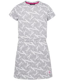 Big Girls Printed Logo Dress