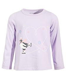 Toddler Girls Penguin Skate T-Shirt, Created for Macy's