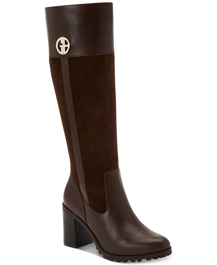 Giani Bernini Kaidyn Lug Sole Riding Boots Created for Macy s