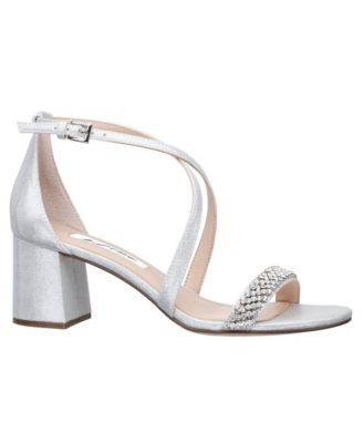 nina silver heels