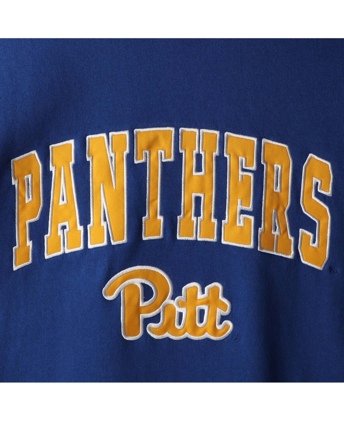 Shop Colosseum Men's Royal Pitt Panthers Arch Logo Sweatshirt