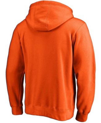 Men's Orange Phoenix Suns Primary Team Logo Pullover Hoodie