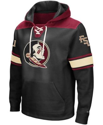 Men's Black Florida State Seminoles 2.0 Lace-Up Logo Pullover Hoodie