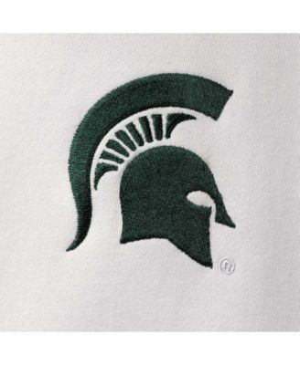 Men's White Michigan State Spartans Tortugas Logo Quarter-Zip Jacket