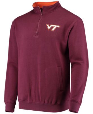 Men's Maroon Virginia Tech Hokies Tortugas Logo Quarter-Zip Jacket