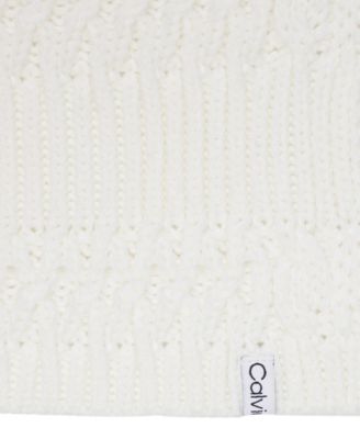 Calvin Klein Men's Cable-Knit Scarf