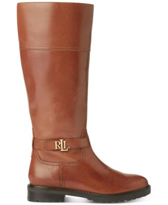 Lauren Ralph Lauren Lauren by Ralph Lauren Women's Everly Riding Boots \u0026  Reviews - Boots - Shoes - Macy's