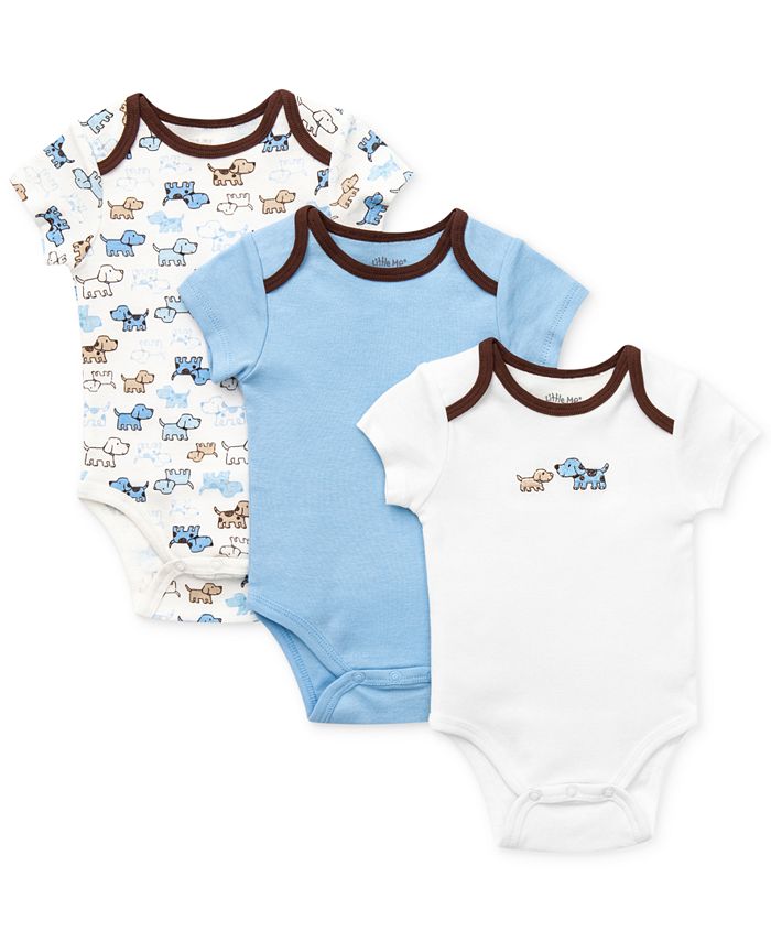 Little Me - Baby Boys' 3-Pack Bodysuits