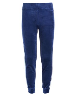 ID Ideology - Little Girls Striped Velour Pants