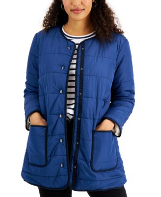 macy's quilted coats