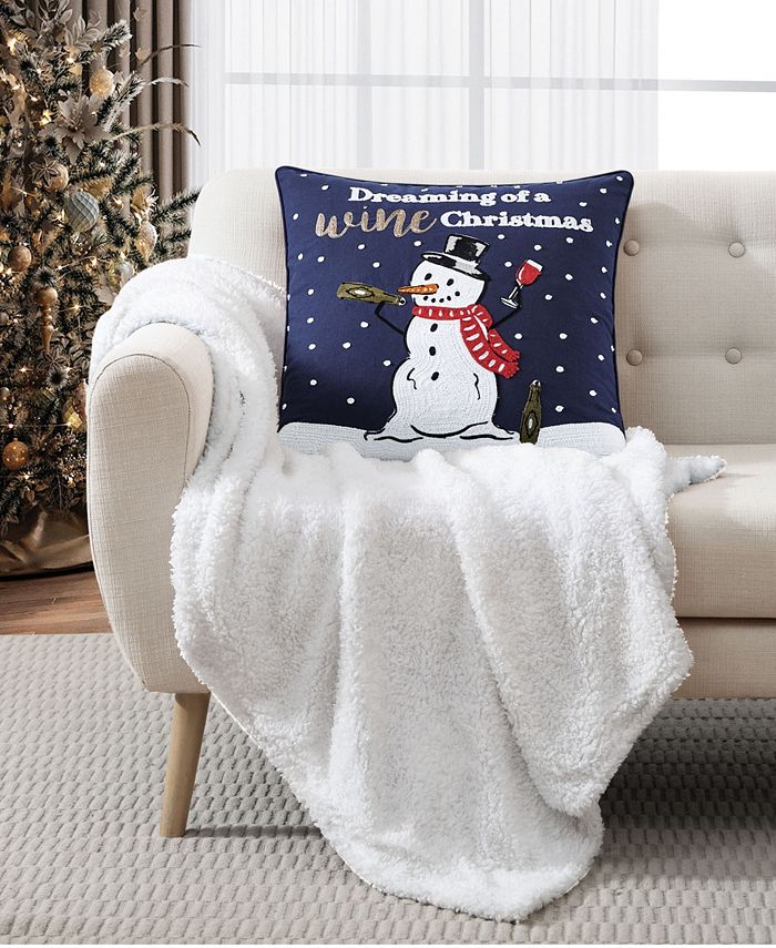 Macy's christmas pillows discount