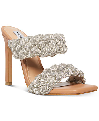 Steve Madden Women's Kenley-R Braided Stiletto Sandals - Macy's