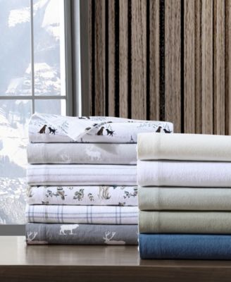 Eddie Bauer 100 Brushed Cotton Flannel Sheet Pillowcase Sets Bedding