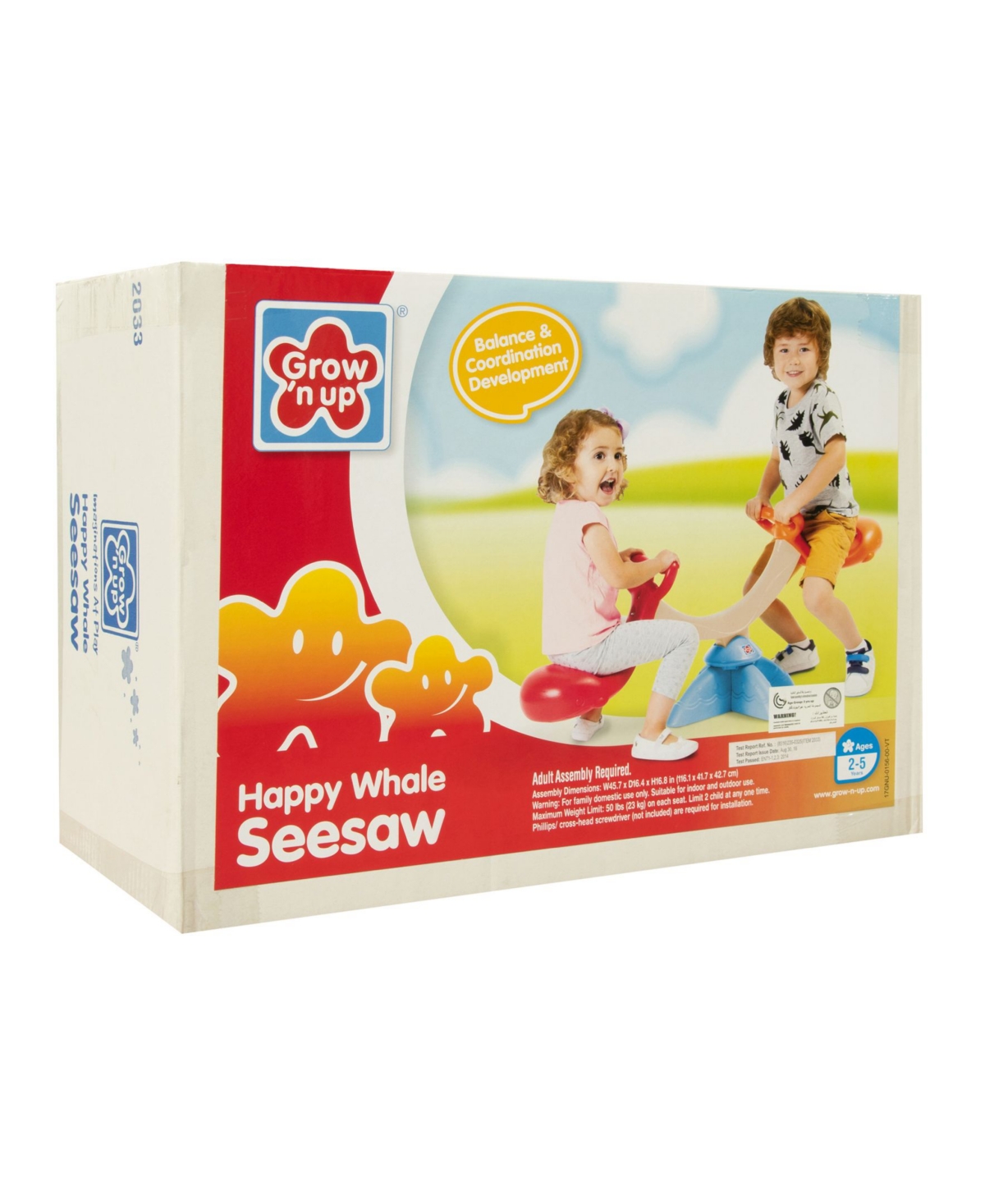 Shop Grow 'n Up Happy Whale Seesaw With Rotation In White