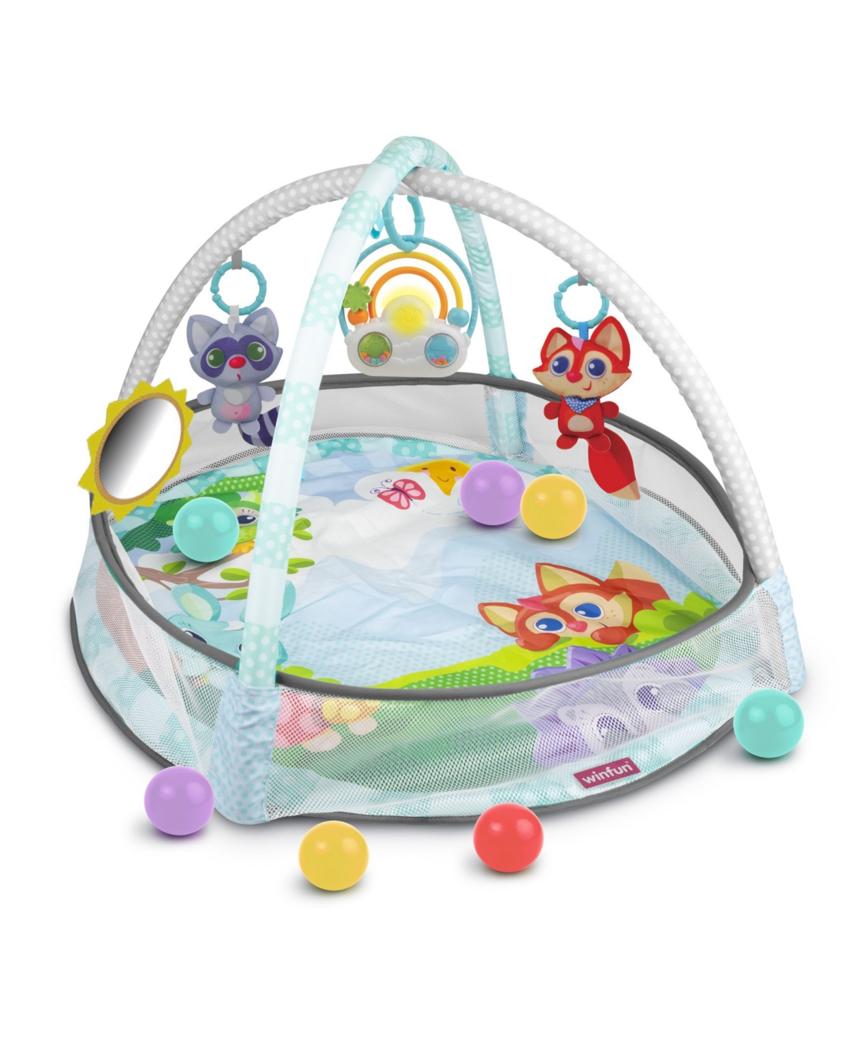 Winfun Babies' Play Space Play Gym With Ball Pit In Multi