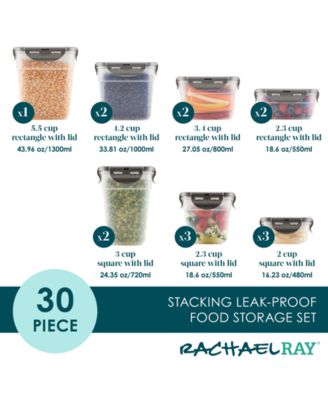 Nestable 30-Pc. Food-Storage Set