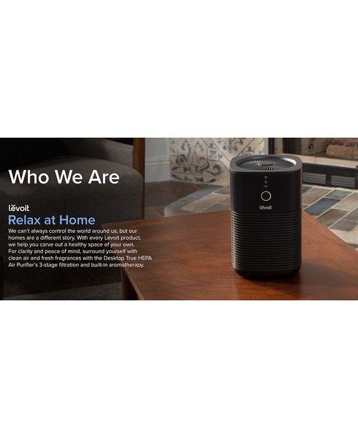 Levoit Desktop True HEPA Air Purifier, 2 pack Macy's