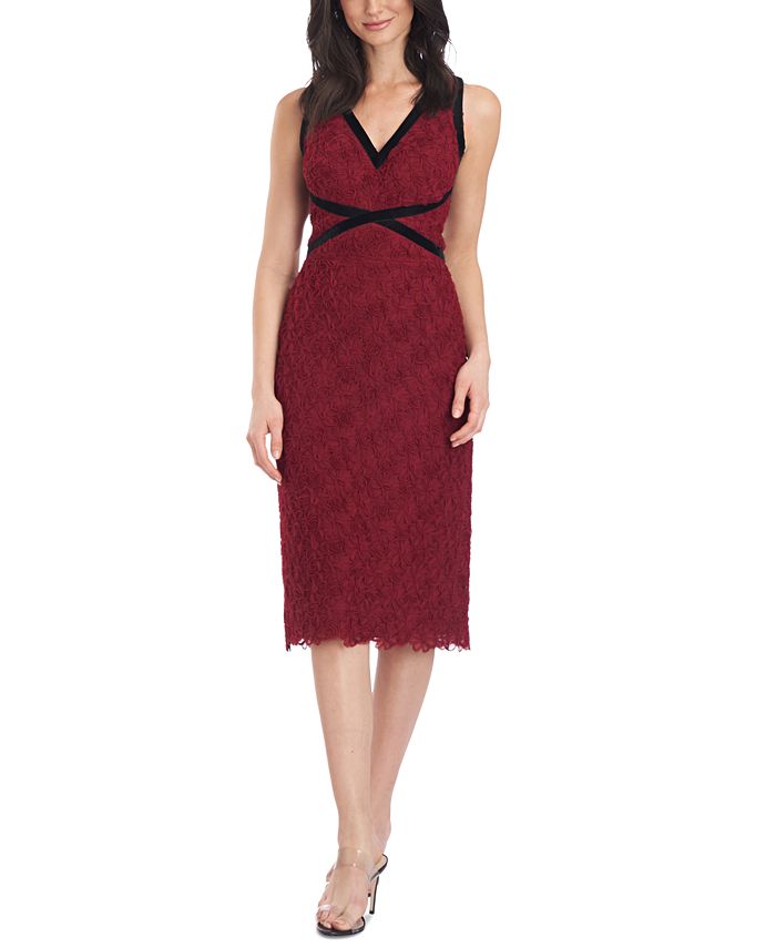 JS Collections Audrey Lace Sheath Dress Macy s