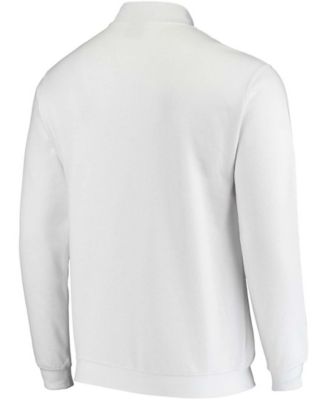 Men's White Rutgers Scarlet Knights Tortugas Logo Quarter-Zip Jacket