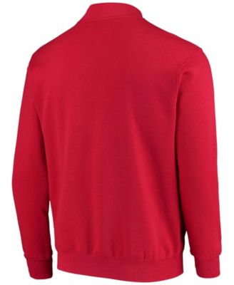 Men's Red Louisville Cardinals Tortugas Logo Quarter-Zip Jacket