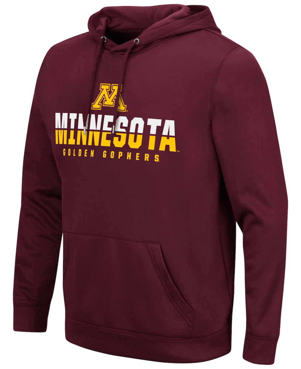 Colosseum Men's Maroon Minnesota Golden Gophers Lantern Pullover Hoodie In Maroon