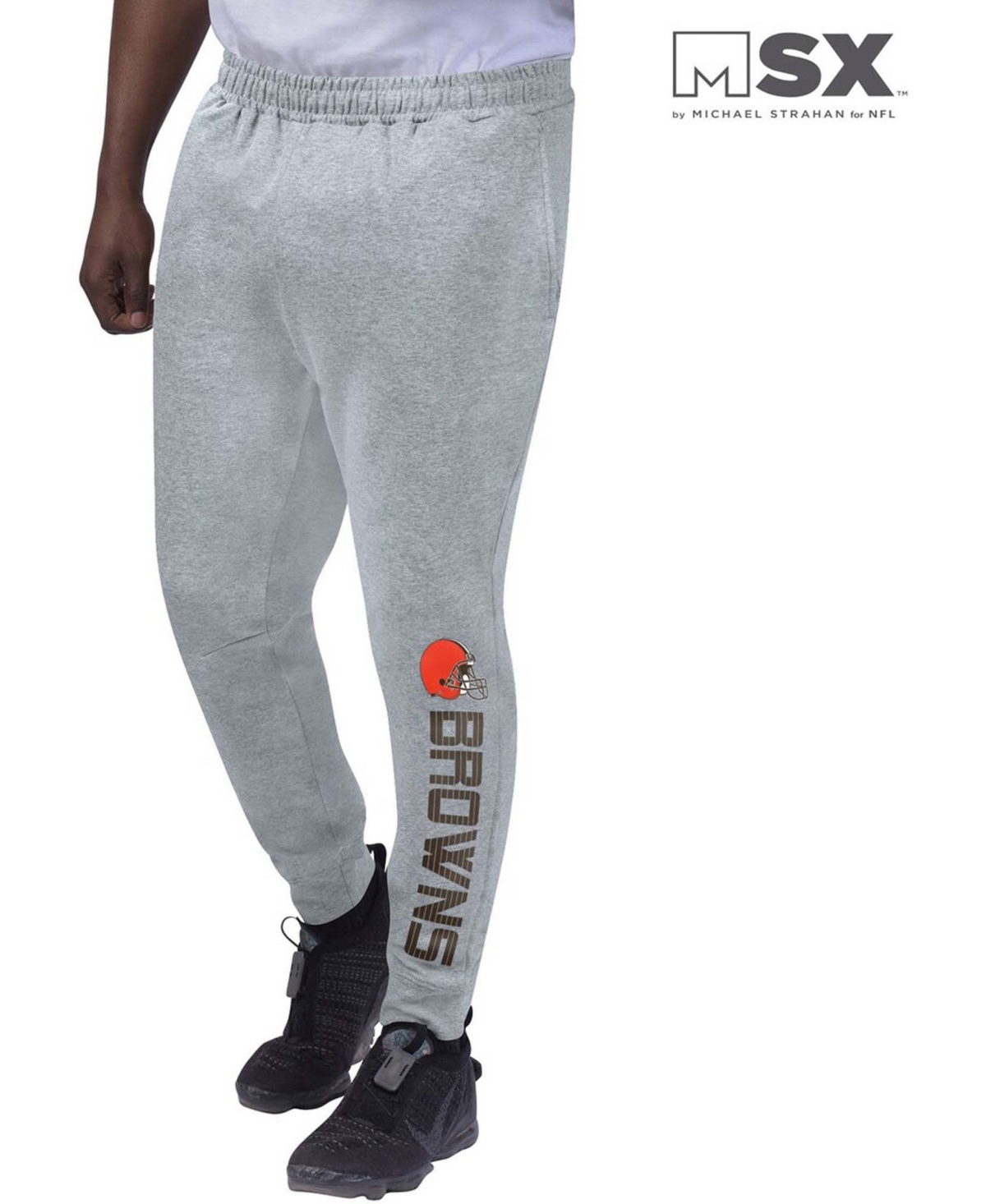 Men's Heather Gray Cleveland Browns Jogger Pants - Heather Gray