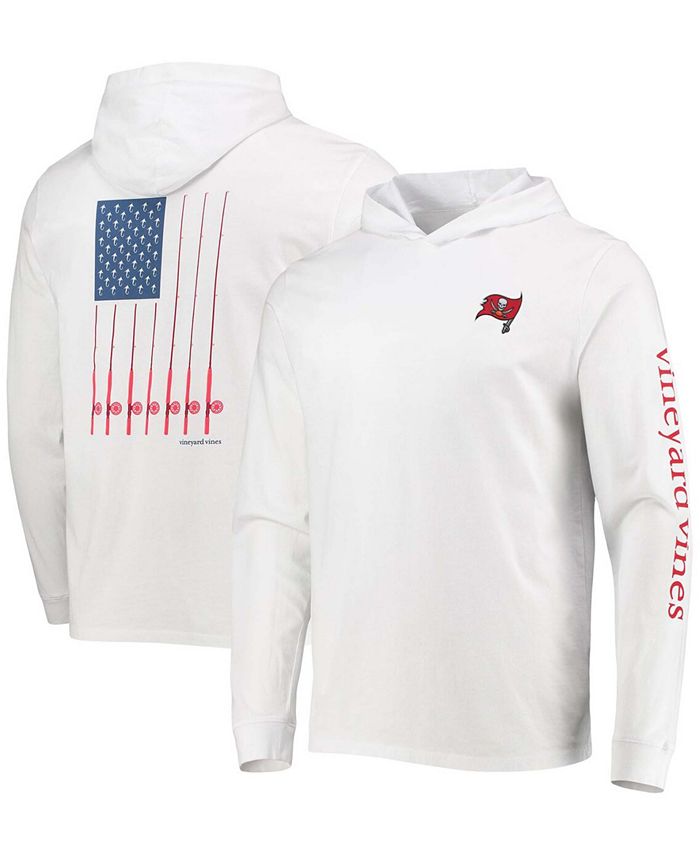 Vineyard Vines Men's White Tampa Bay Buccaneers Hoodie Long Sleeve T-shirt  - Macy's