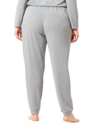Plus Size French Terry Cuffed Lounge Pant