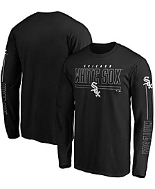 Men's Black Chicago White Sox Team Front Line Long Sleeve T-shirt