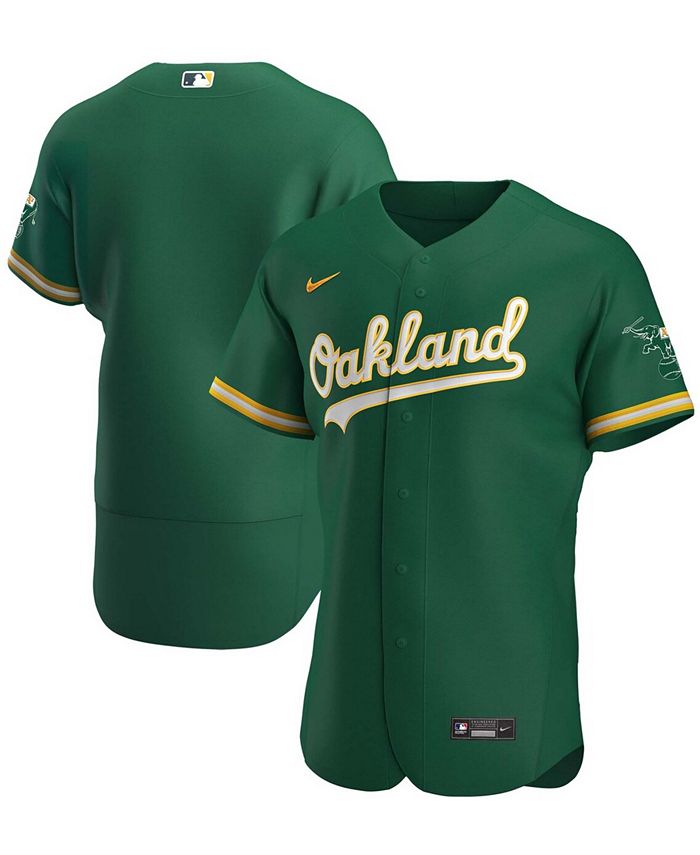 Men's Nike Gold Oakland Athletics Authentic Official Team Jersey
