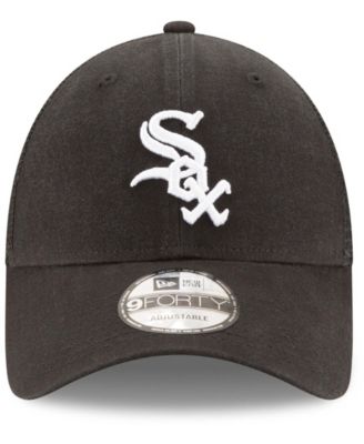 Men's Black Chicago White Sox Trucker 9Forty Adjustable Snapback Hat
