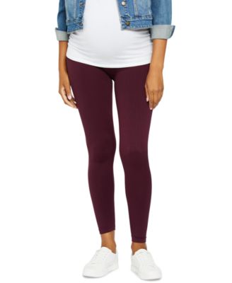 Motherhood Maternity - Seamless Compression Comfort Waist Maternity Leggings
