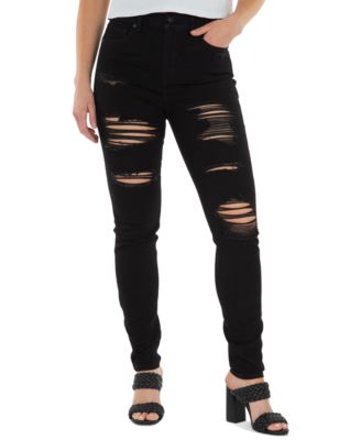 black distressed jeans juniors